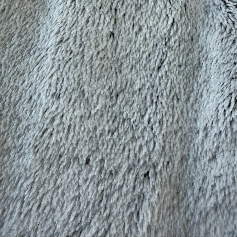 Pottery Barn Faux Fur Holiday Christmas Stockings Silver Gray 20” Festive Luxe